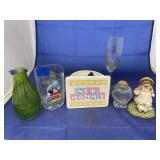6 Pcs - Vase - Glass Bottles - Stem Glass