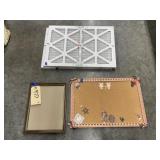 4 Pcs - Pic Frame - Cork Board & Air Filters 14x20