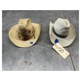2 - Western Straw Hats Sz 49 Mexico