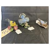 3 Pcs - Lenox Bird Figurines