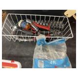 Wire Basket w/Sockets - Range Cord  & More