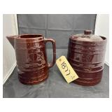 Marcrest Pitcher & Cookie Jar