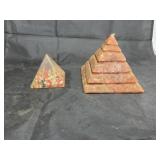 2 Pcs - Pyramid Dï¿½cor