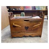 Wooden Storage Bench - As Is
