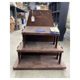 3-Tiered Wood Shelf 18"L x 8"W x 19"H