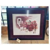 Bob Stoops Autographed Framed Pic 34"x40"