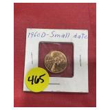 1960-D Small Date Penny