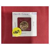 1960-D Small Date Penny