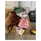 Box of Assorted Fabric - Christmas Dï¿½cor