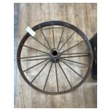 Vintage Iron Wheel 36"Dia