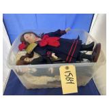 Porcelain Dolls - Barbies in Bin