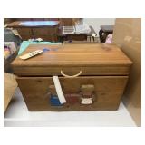 Wooden Box w/Neck & Knee Massagers