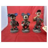 3 Pcs- Walt Disney World Bobble Heads