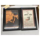 2 Framed Posters - Claremore Theatre & More
