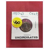 1957-D Wheat Penny