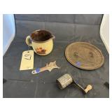 4 Pcs - Vintage Kitchen Utensils & Mug