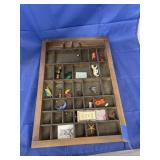Miniatures Display w/Contents