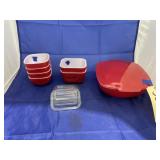 Pyrex Refrigerator Dishes & Bowl w/Lid