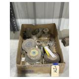 Box of Assorted Grinding Wheels & More