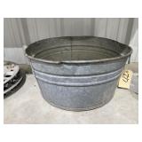 Galvanized Tub 22"Dia