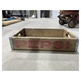 Vintage Wooden Soda Pop Crate - Pepsi