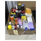 Box of Assorted Cleaners - Roundup - Bug Spray