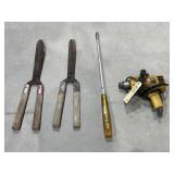 4 Pcs - Hedge Clippers - Screw Driver - Drill