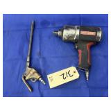 2 Pcs - Pneumatic Torch Head & Impact Wrench