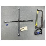 Tire Iron & Hand Saw
