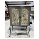 Metal Cabinet on Legs 31"L x 18"W x 48"H