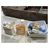 3 Pcs - Herbicide & Plastic Bins - Chloride Pellet