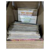 Box of Assorted Vinyl Records 33's