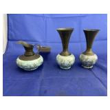 2 - Holland Vases & Pitcher