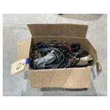 Box of Assorted Cables & Cords