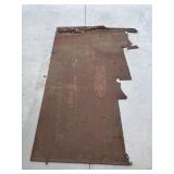 Metal Plate 54"x31"x1/8"