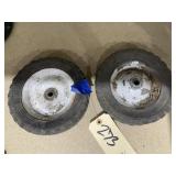 2 - 8" Lawnmower Tires