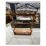 Wooden Wall Hung Gun Rack