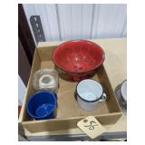 Colander - Granite Cups - Refrigerator Dish