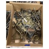 Box of Assorted Brass Hardware & More