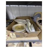 Box of Assorted Dinnerware
