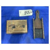 Vintage Grater & Trinket Box