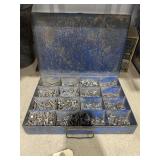 Metal Container w/Assorted Screws