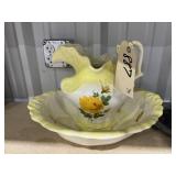 Ceramic Pitcher & Basin