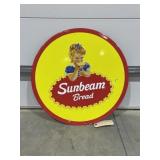 Metal Sign "Sunbeam" 23-1/2" Dia