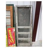 Vintage Wood Door 80 1/2 x 31