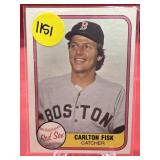 1981 FLEER PREMIER HOF CARLTON FISK CARD
