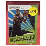 DONRUSS FANTASY STARS LEBRON JAMES CARD