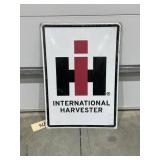 Metal Sign "International Harvester" 16"x24"