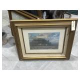 Framed Artist Proof Melvin C Warren 34"x28"