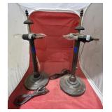 2 Metal Desk Lamps